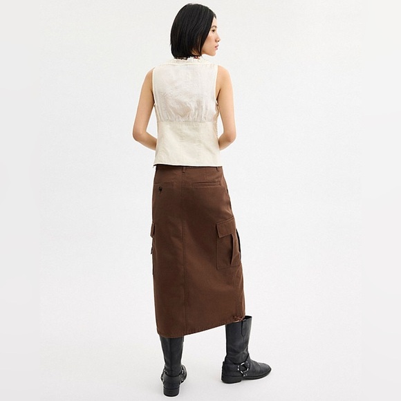 Coach Cargo Maxi Skirt in Organic Cotton - Picture 9 of 10